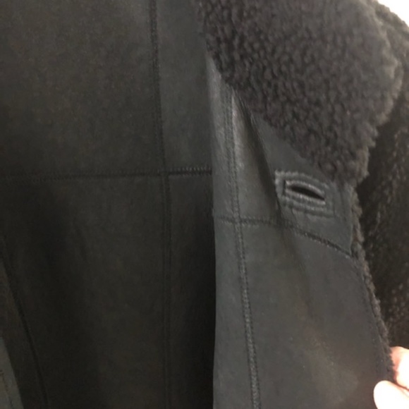 Werner Christ Authentic Black Reversible Shearling Coat - Picture 10 of 13